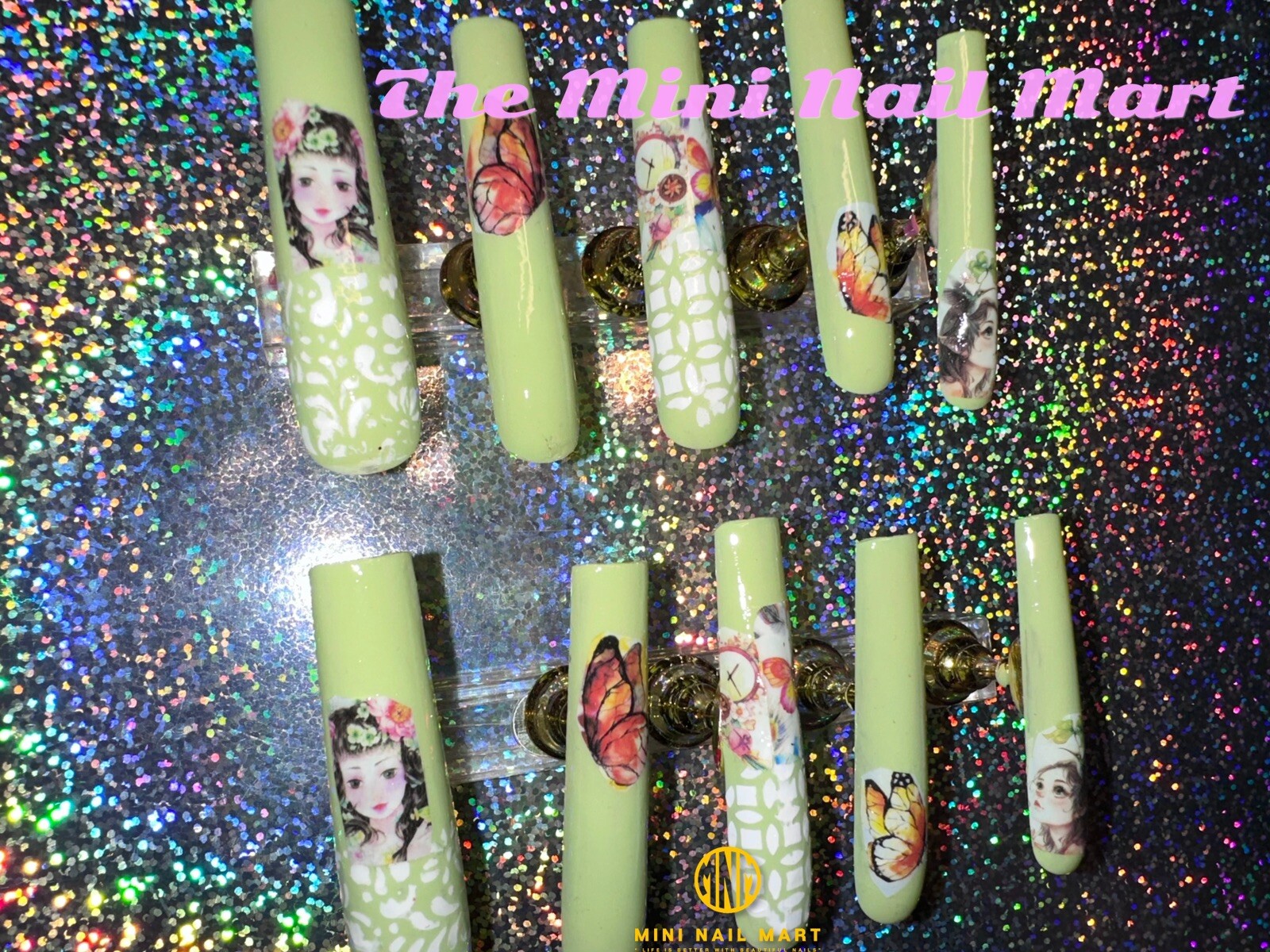Handmade Custom Press on Nails 3XL Squared