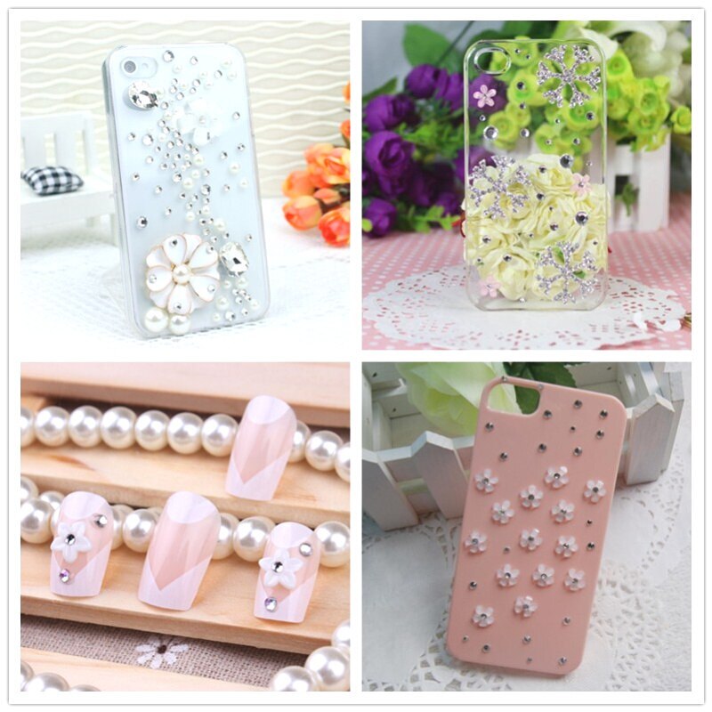 Transparent Crystal Rhinestones FlatBack Glitter Glass Gems for Nails Decoration