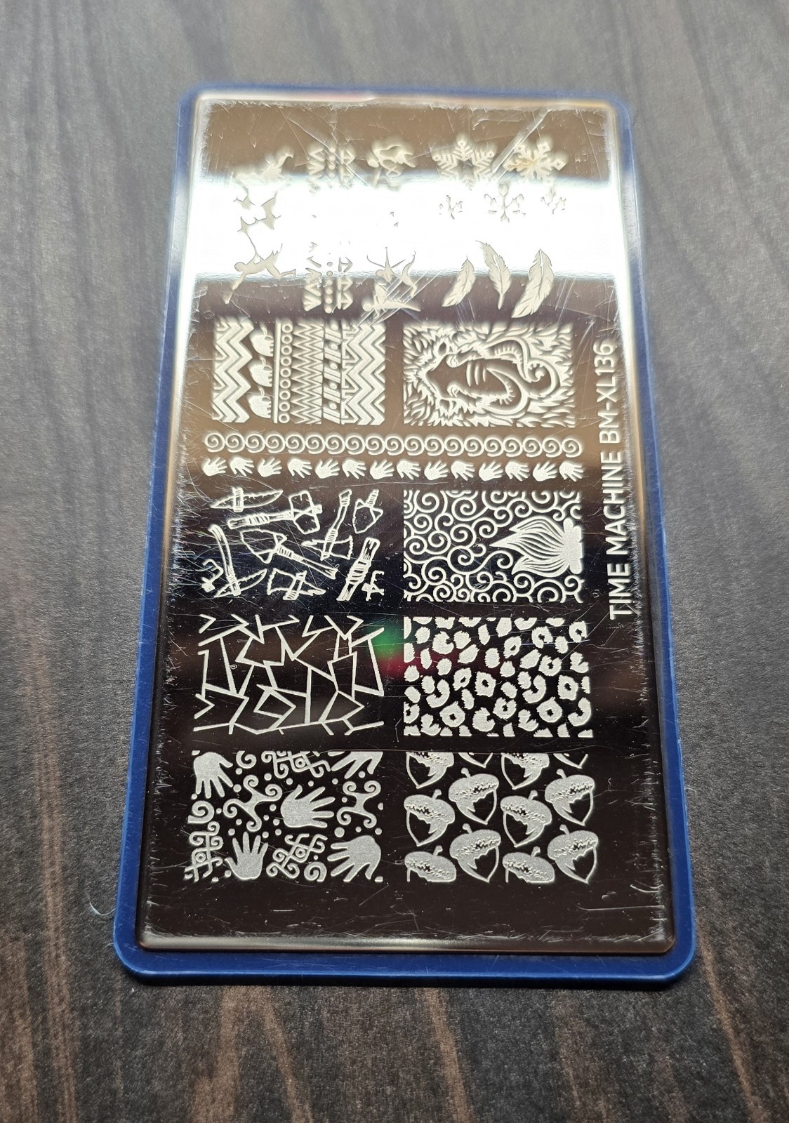 HTF Maniology Bundle Monster Time Machine BM-XL136 Tribal Africa Nail Stamp Plat