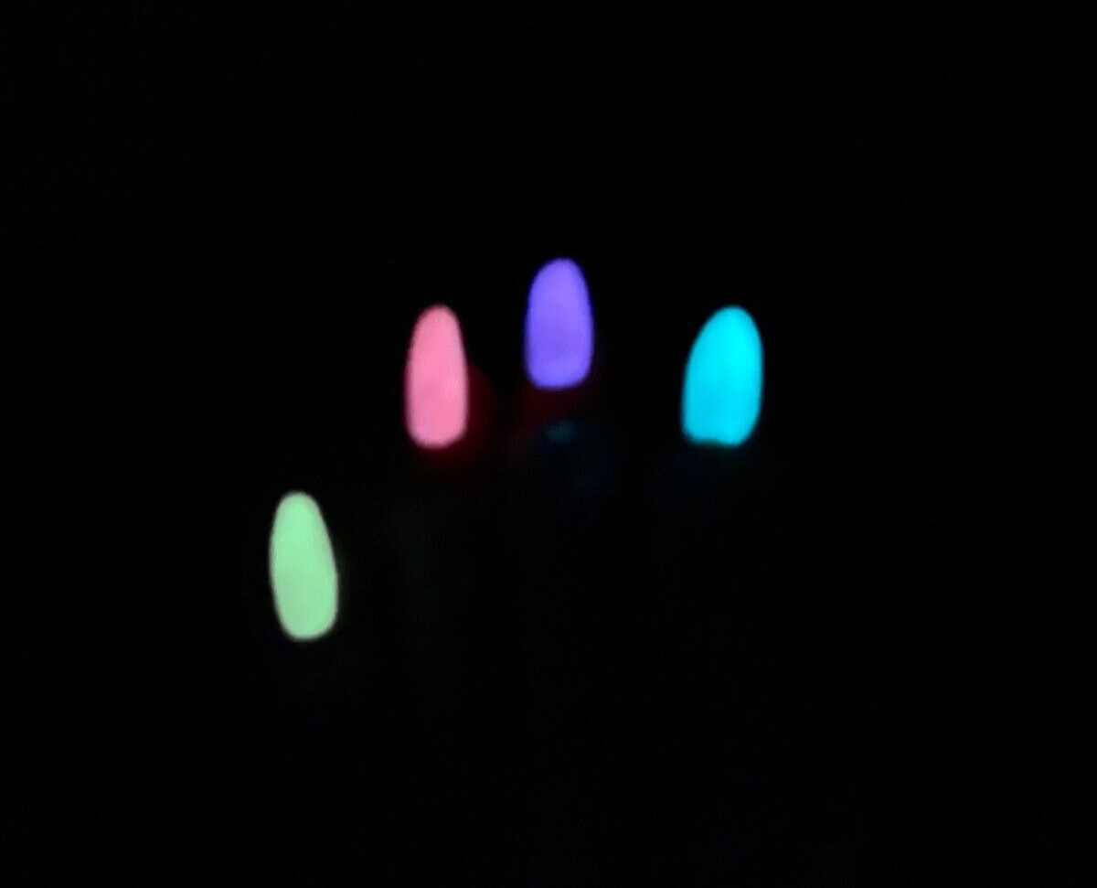 Glow in Dark Nail Acrylic, Monomer, 4 Nail Files + 2 Brush, 2 OZ /56 grams, USA