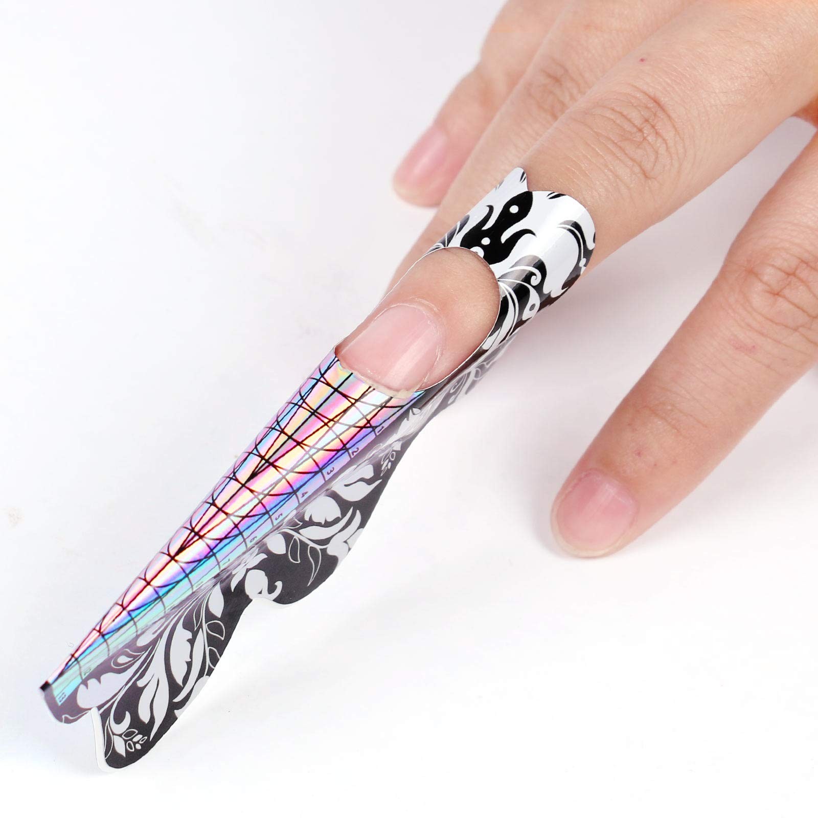 500PCS Acrylic Nail Forms,Nail Extension Tips,Nail Forms for Acrylic Nails,Ac…