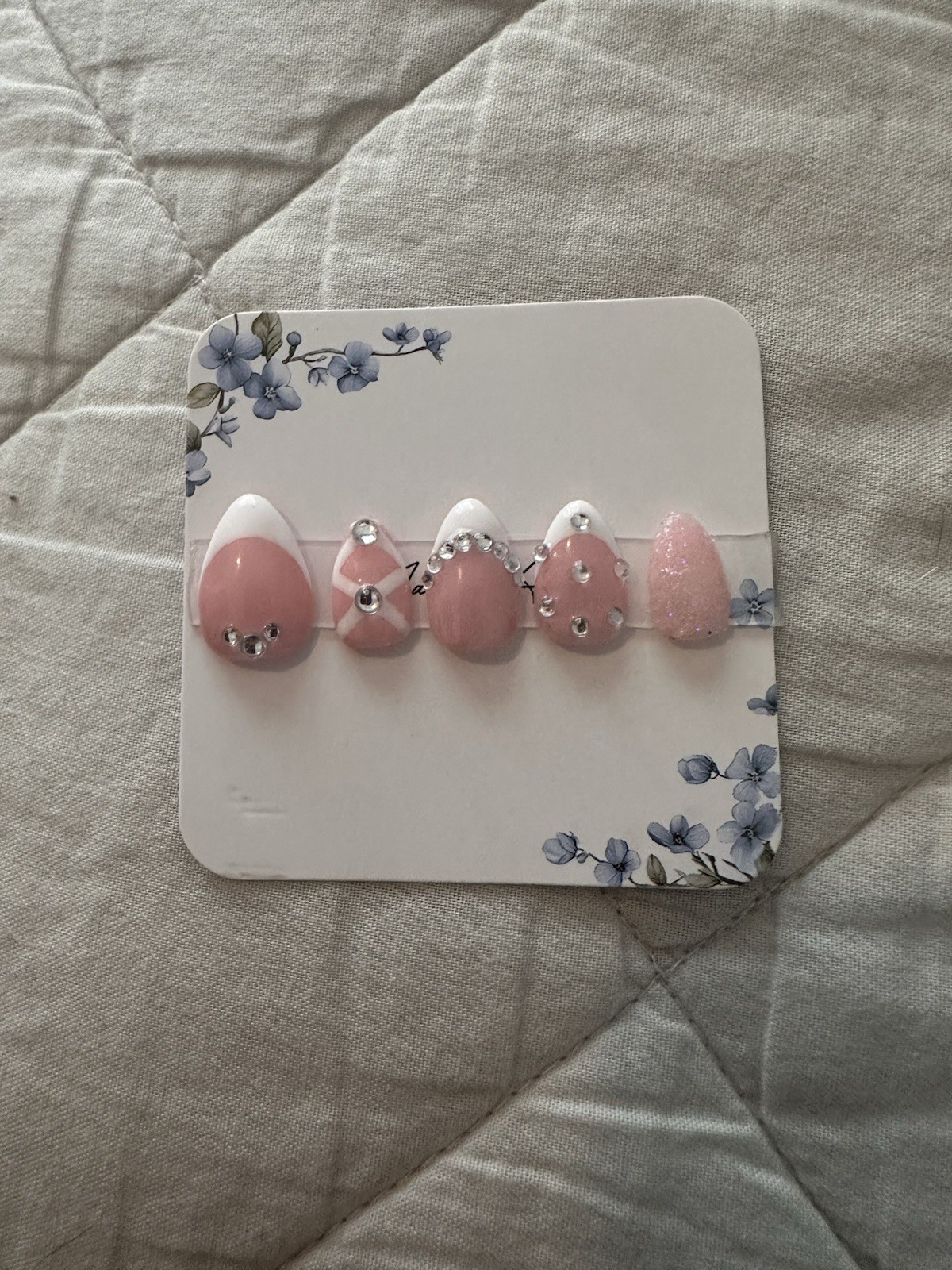 Handmade Press On Nails, Custom Nail Size. 10pc Short Almond