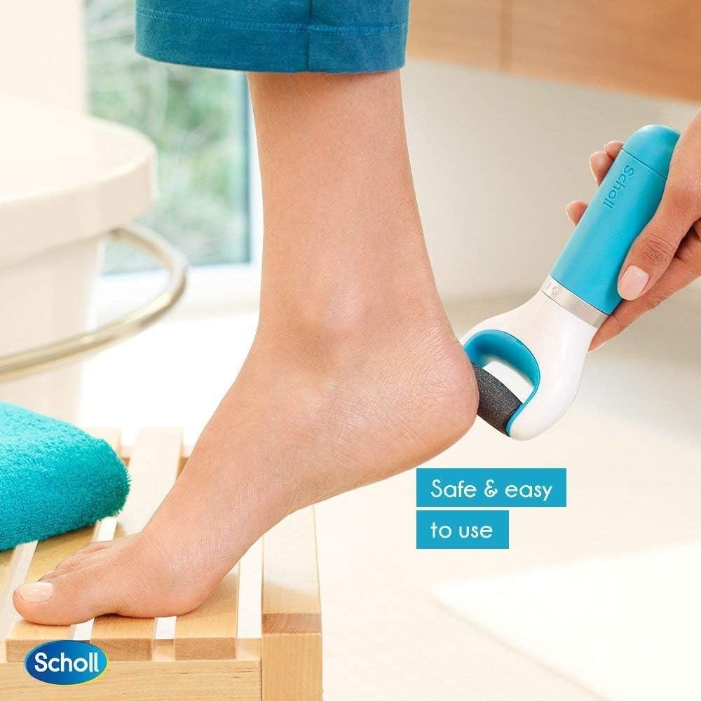 Scholl Velvet Smooth Roll Light Blue Pro Foot Care for Dry Skin, Azure Diamond