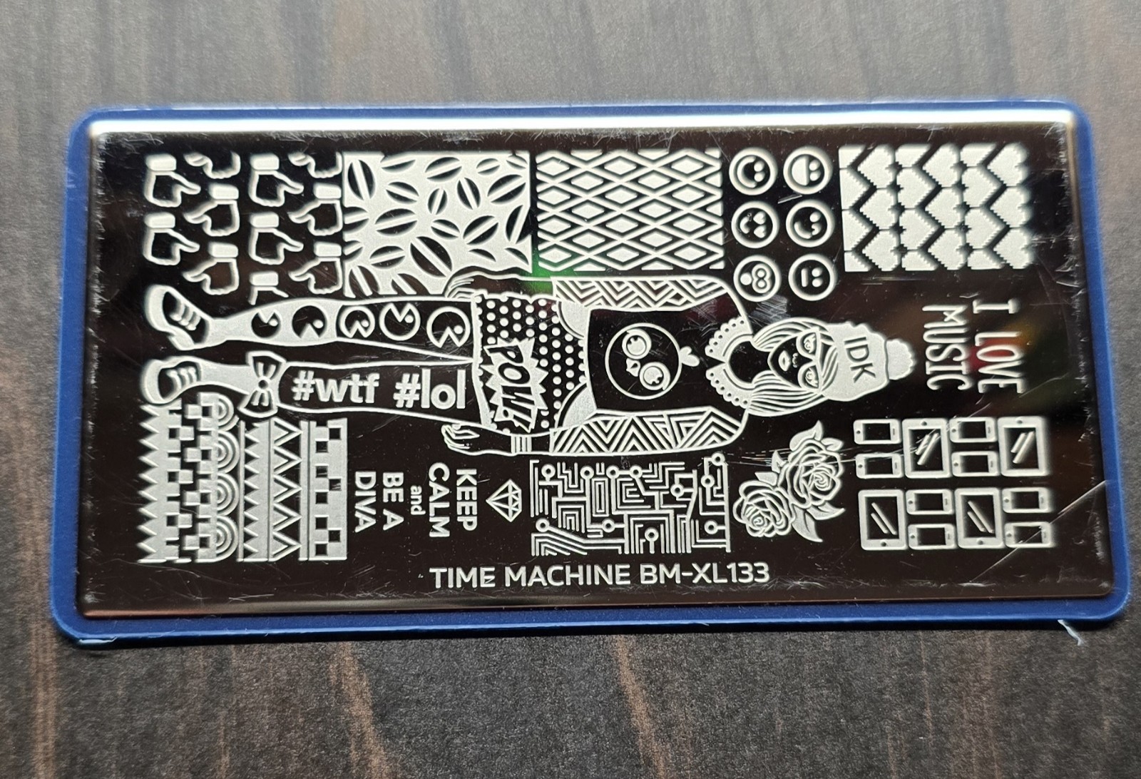 HTF Maniology Bundle Monster Time Machine BM-XL133 Diva Music Nail Stamp Plate