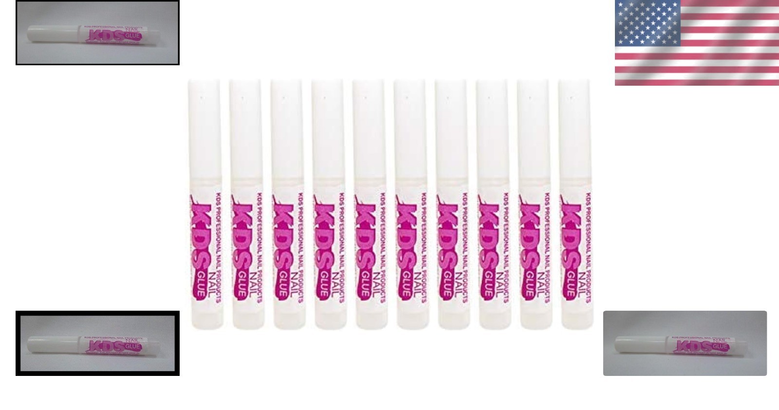 Acrylic Nail Glue – 10 Tubes of 0.07 oz Super Adhesive for Precision Application