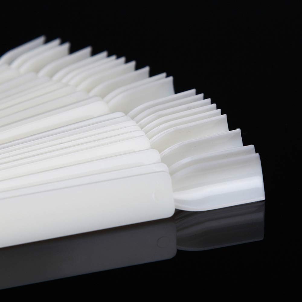 50 Pcs Nail Swatch Sticks with Ring for Easy Organization & Stunning Polish Art