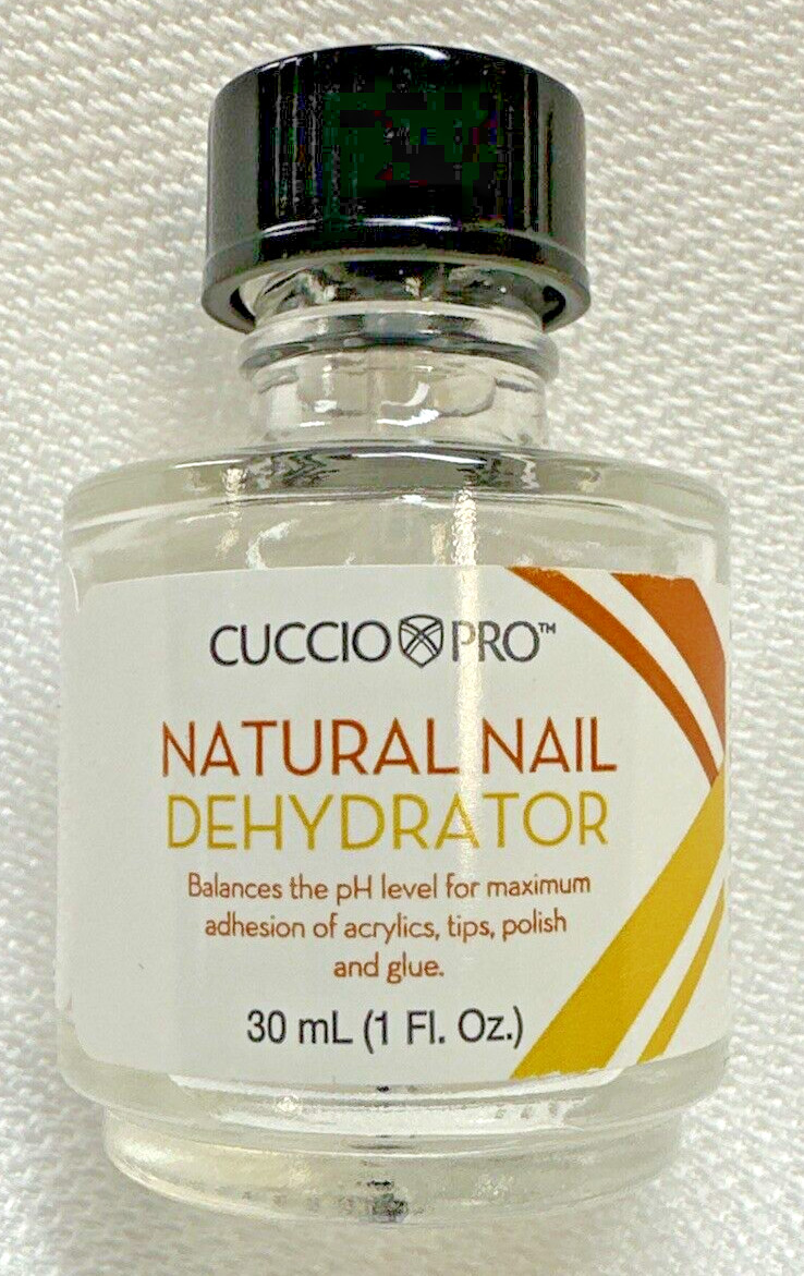 Cuccio Pro Natural Nail Dehydrator Balances PH for Maximum Adhes 1 fl oz / 30