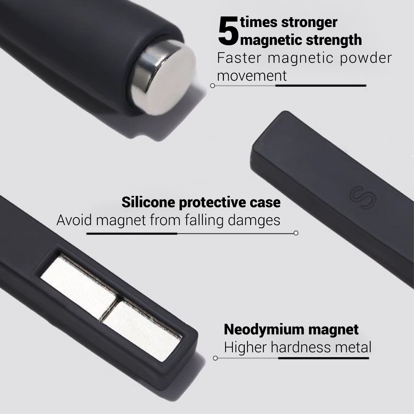 5-in-1 Strong Magnet Cross Cat Eye Magnet Cross Cat Eye Nail Magnet Manicurist