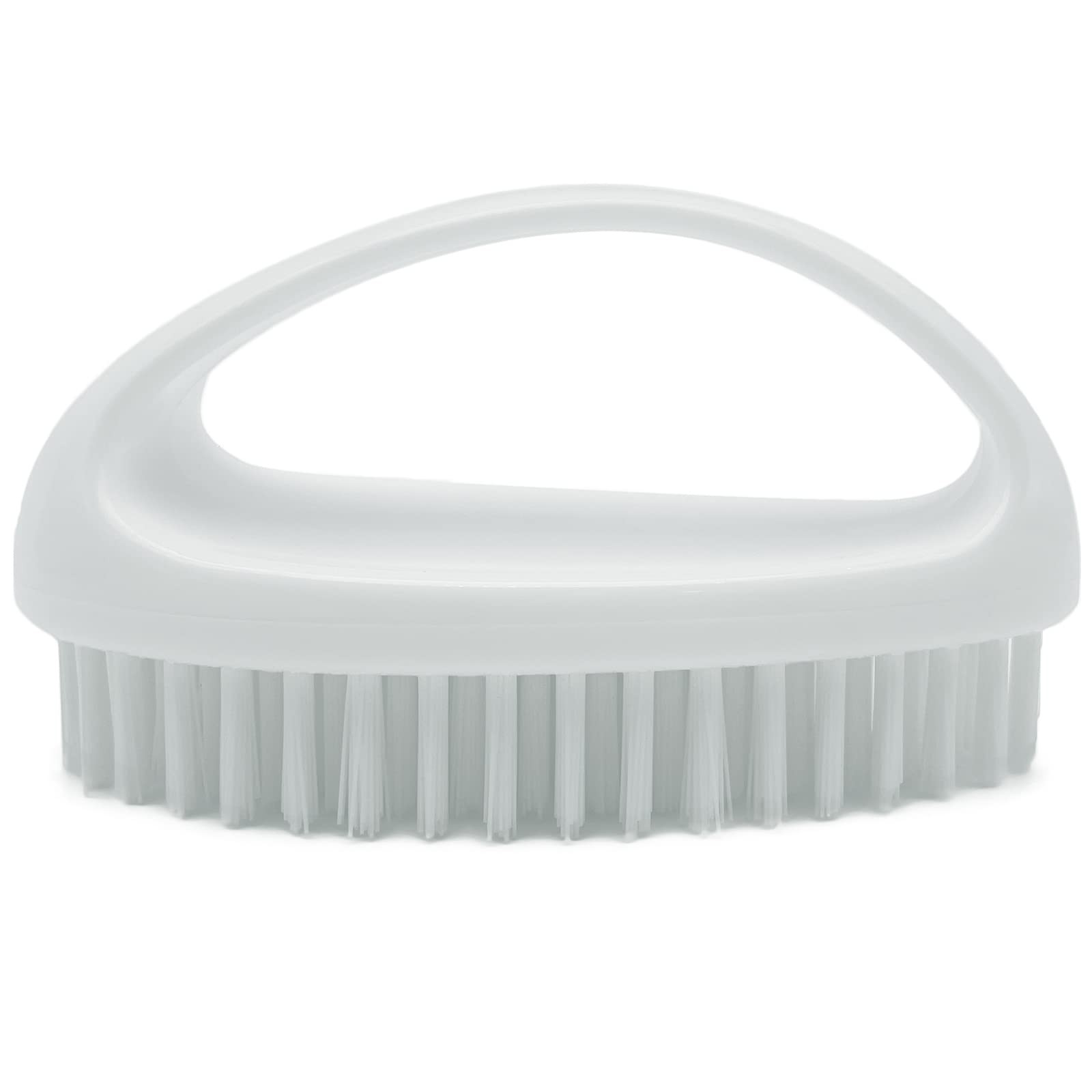 Hand and Nail Brush for Cleaning Fingernails Fingers Nylon Firm Stiff Bristles H