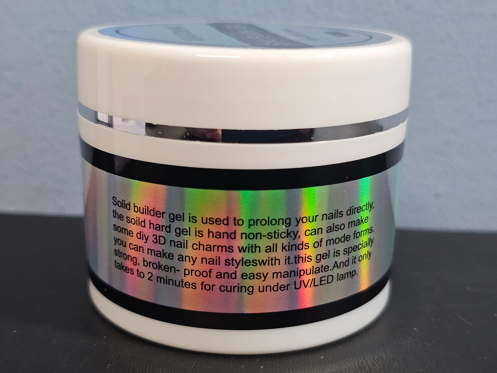 Wakaniya Solid Builder Gel Non-Stick Hand Clear Nail Art 1.76 oz – New / Sealed!