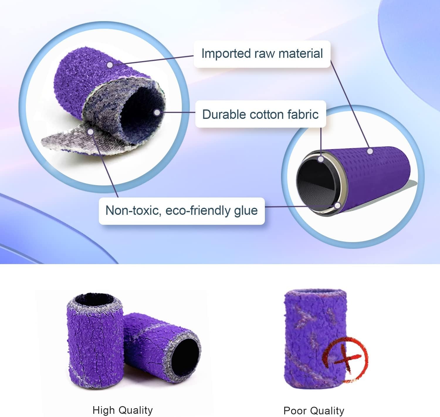 Sanding Bands for Nail Drill, Nail Drill Bits Sanding Bands Corfulra