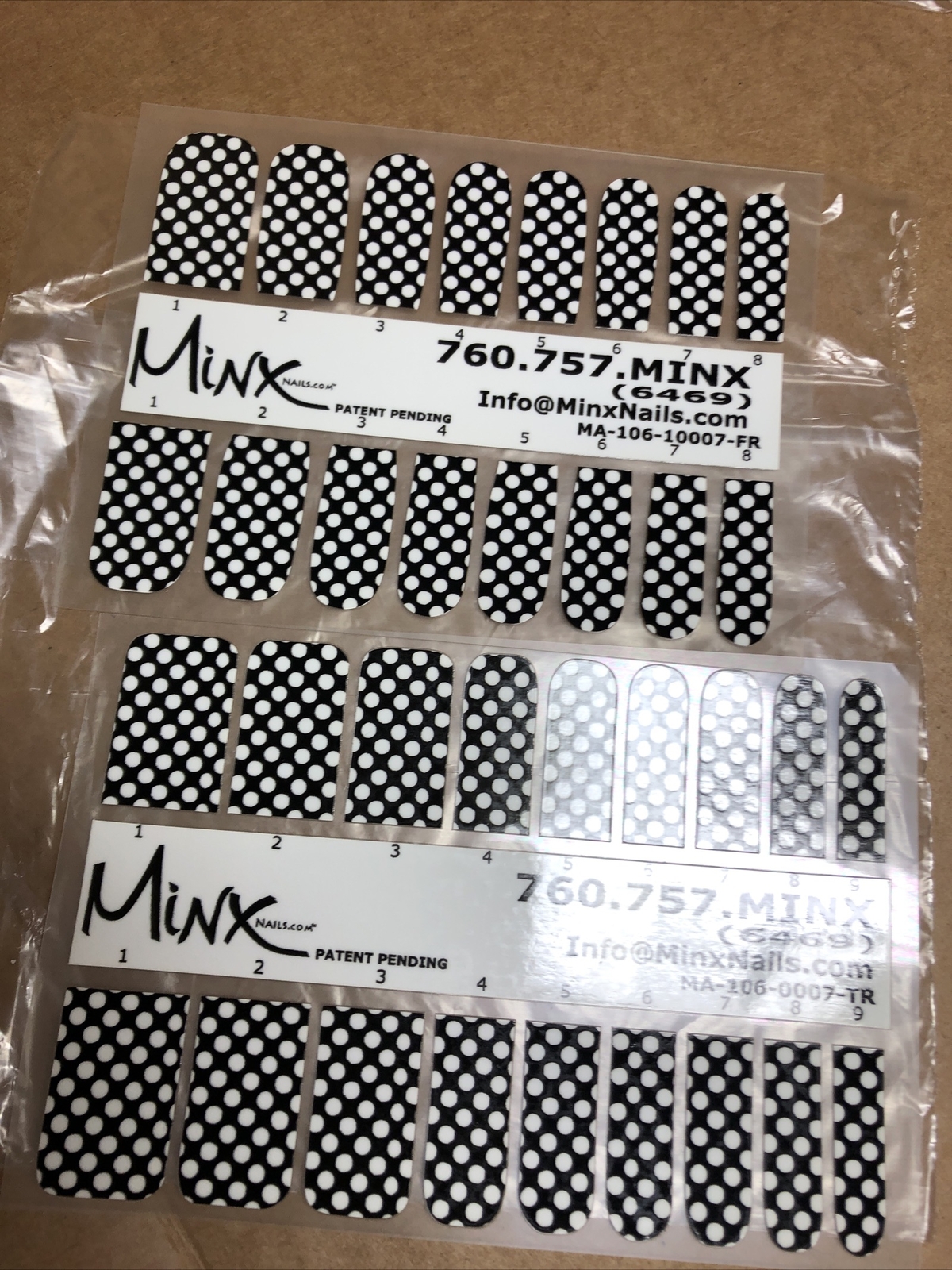 Minx Foil Nail Cover Nail Art Sticker Manicure Wraps