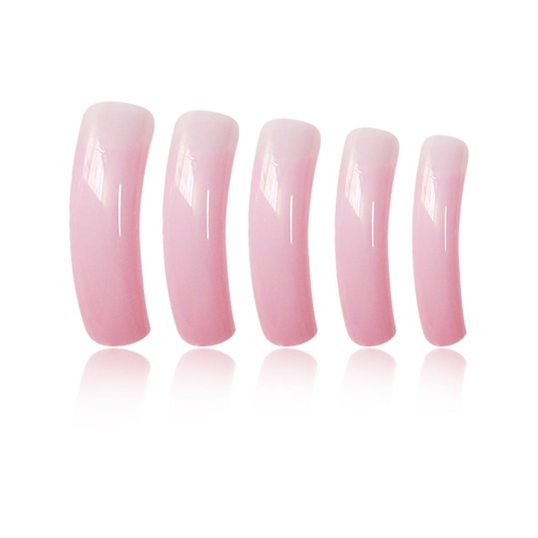 Pink Purple Gradient Long Press On Nails Ins Style Wholesale