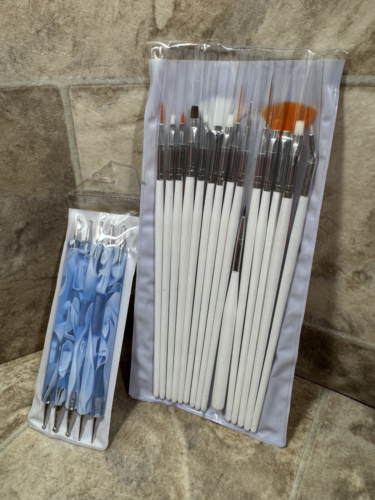 20 PCS,Nail Art Design Dotting Painting Drawing,Polish Brush,Pen Tools Acrylic