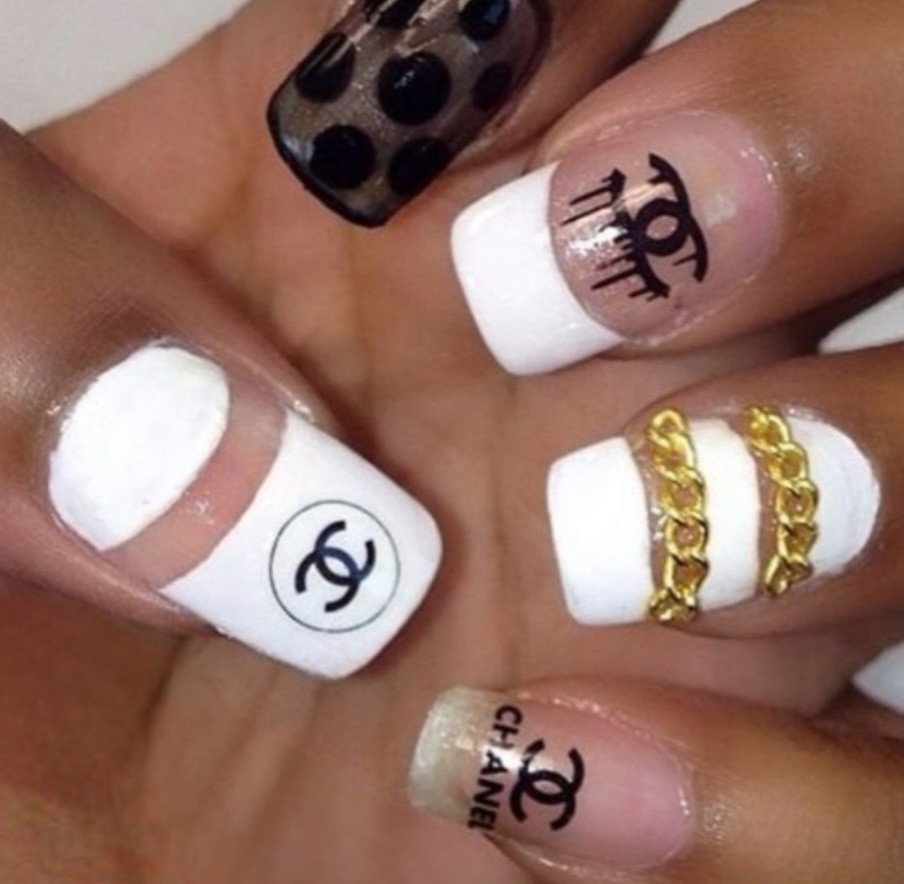 NWT NAIL ART DESIGN SELF-SEAL STICKERS SOLID BLACK N°41!