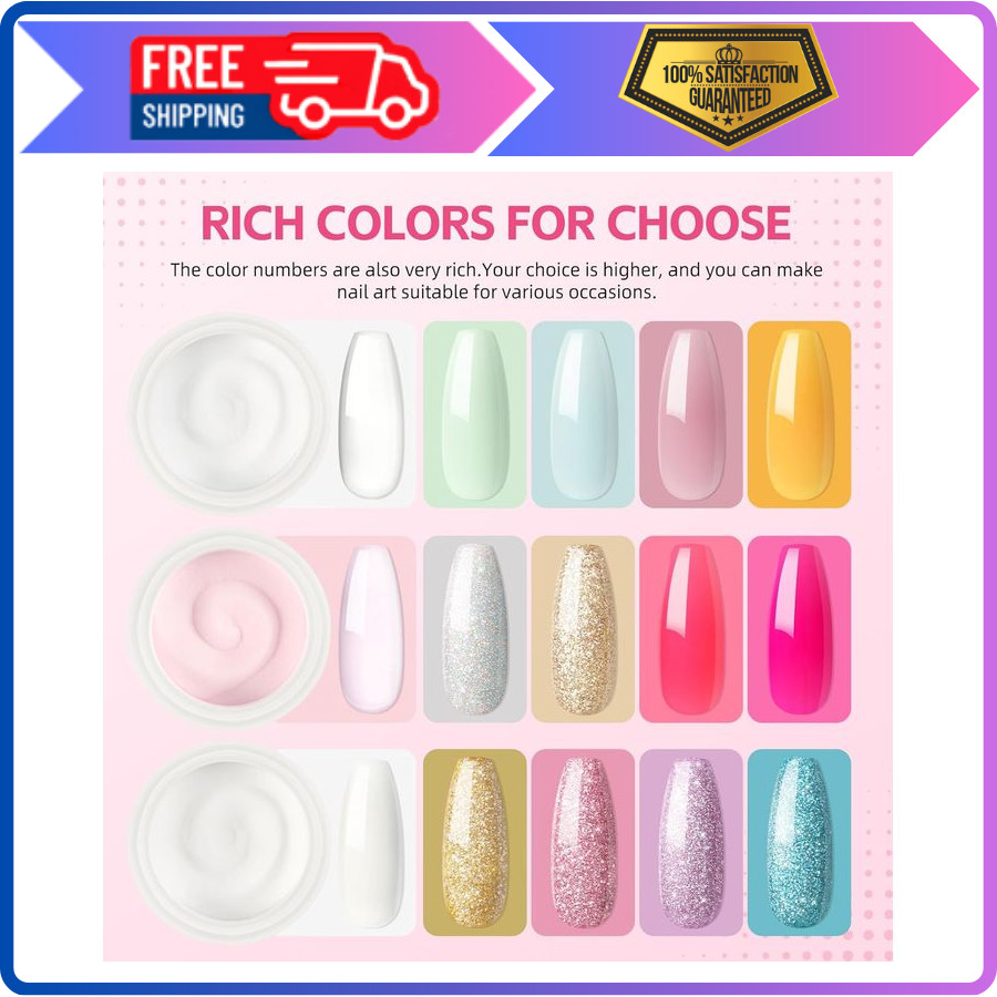 Acrylic Nail Kit for Beginners with Everything Nails Kit Acrylic Set with Drill