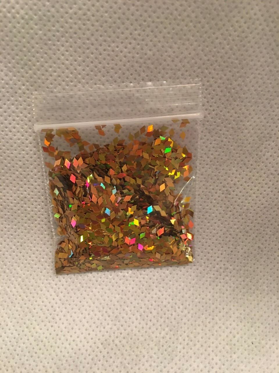 Diamond Shape (Luxury GOLD) 2mm Glitter (1 Tbsp)-Nail Art Face Crafts-US Seller