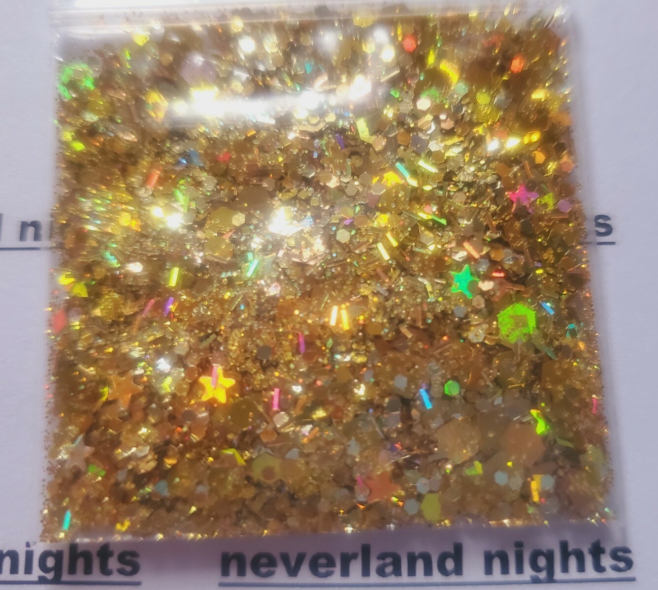 Gold Mine | Holographic Glitter Mix|Nail Art|Accent nail|Acrylics & Gels
