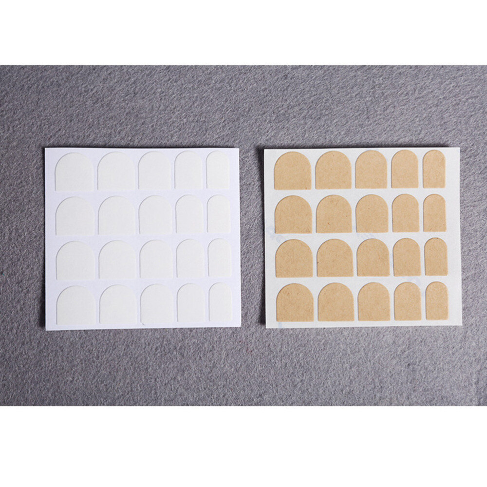 50 Sheets Adhesive Nail Tabs Fake Tips Long-lasting Stickers DIY False Nails