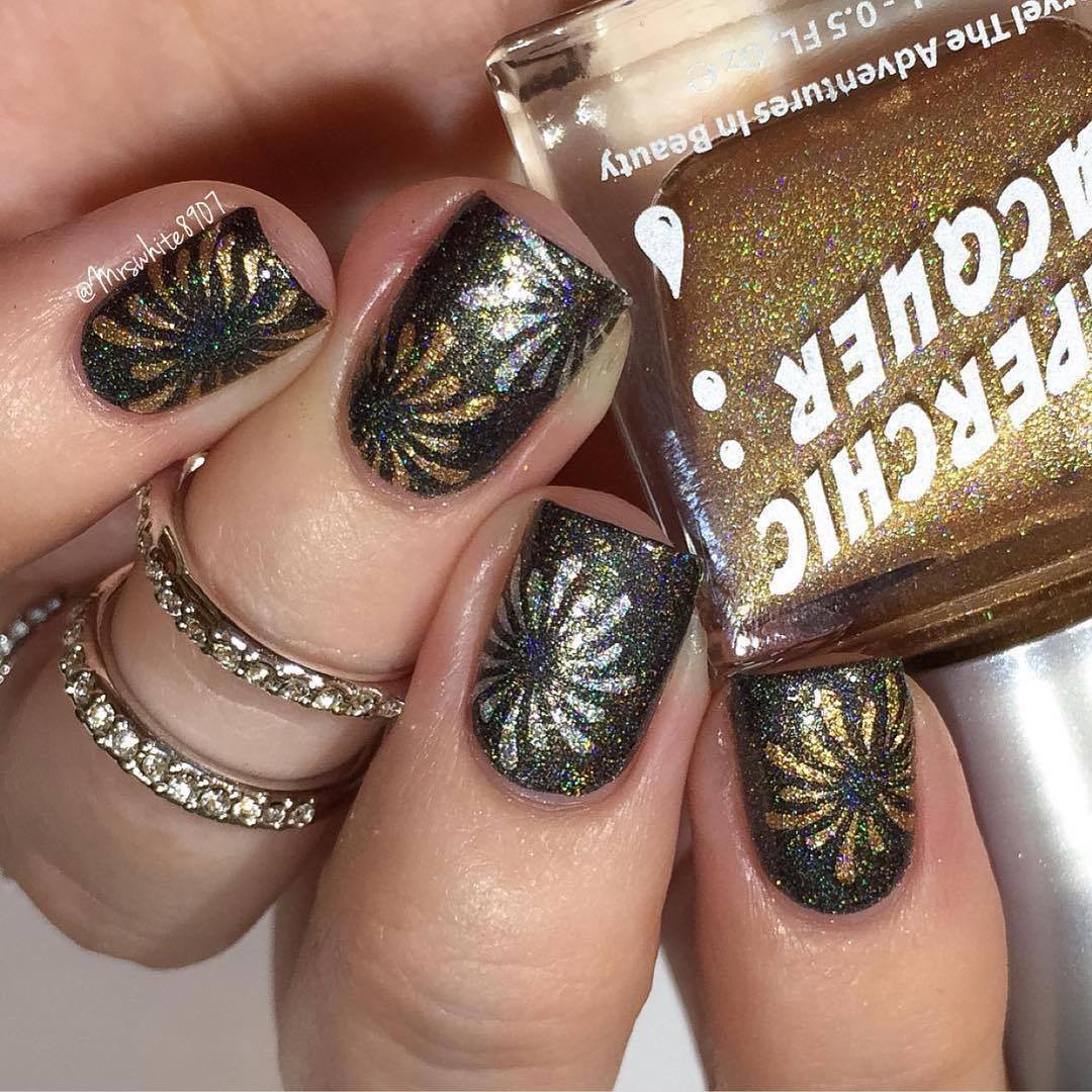 Firework Stencils for Nails, Christmas Nail Stickers, Nail Art, Nail Vinyls