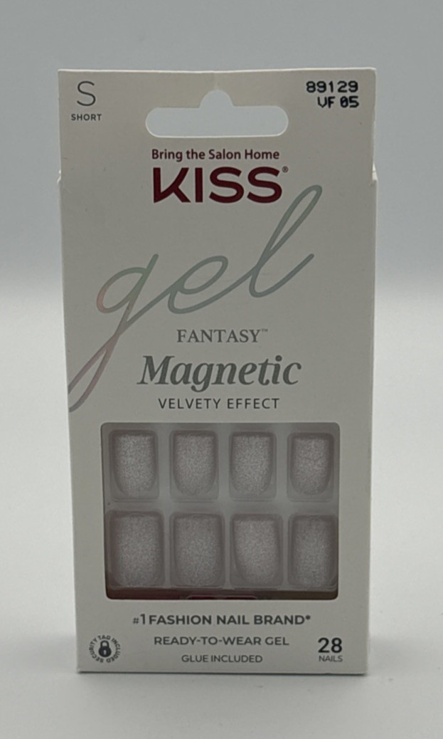 KISS Gel Fantasy Ready-To-Wear Nail, Fantasy Magnetic Velvety Effect