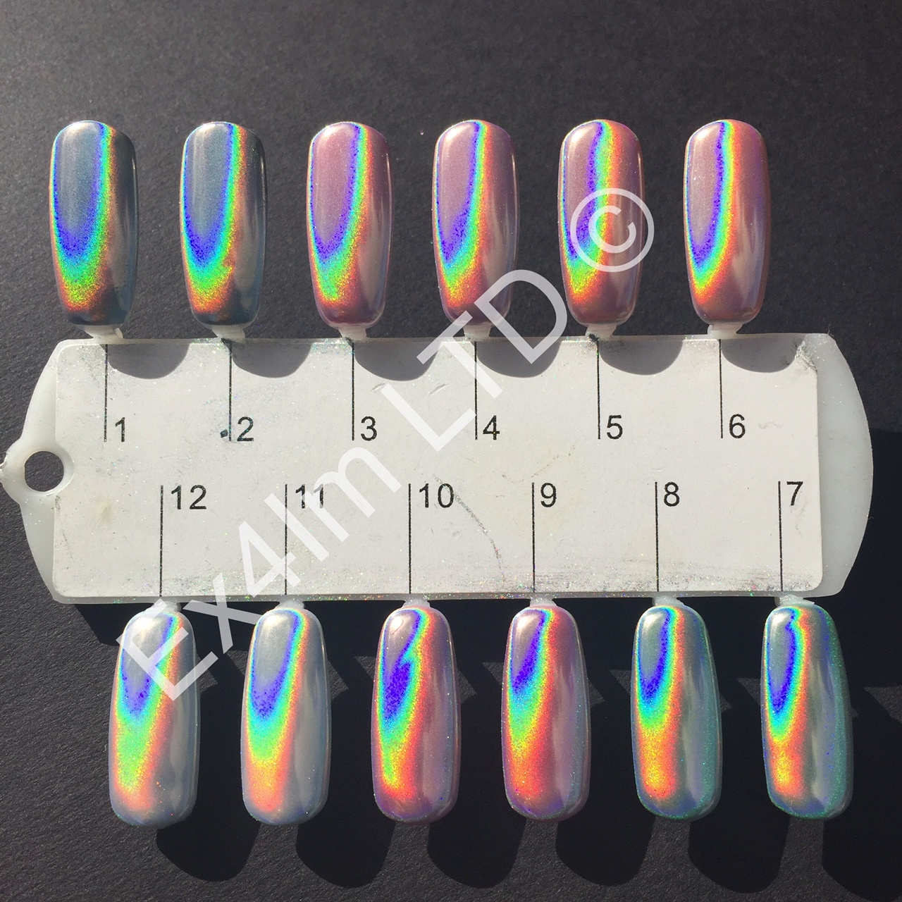 3g Large Pot Holographic Powder 15 Microns UNICORN Rainbow Ultra Fine Pigment