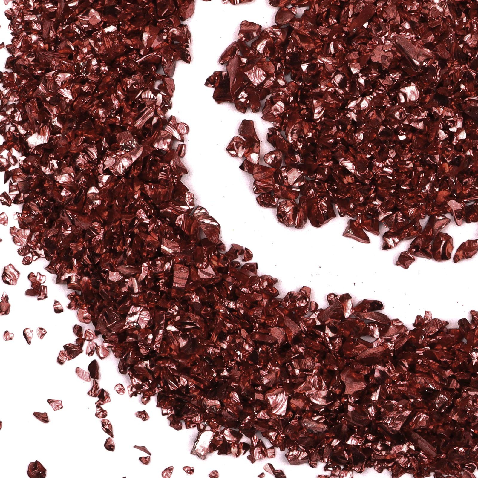 Crushed Glass Craft Glitter for Resin, Irregular Metallic Crystal Chips Sprin…