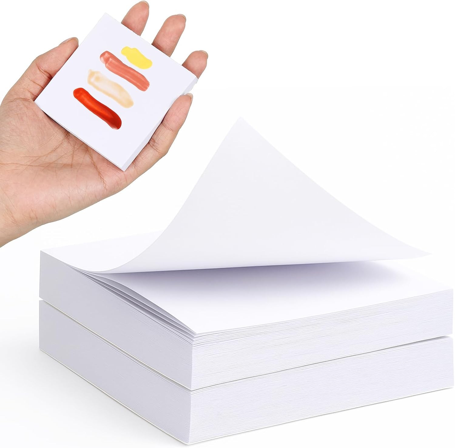 100 Sheets Disposable Nail Polish Palette Paper Double Side Gel Nail Art Palette