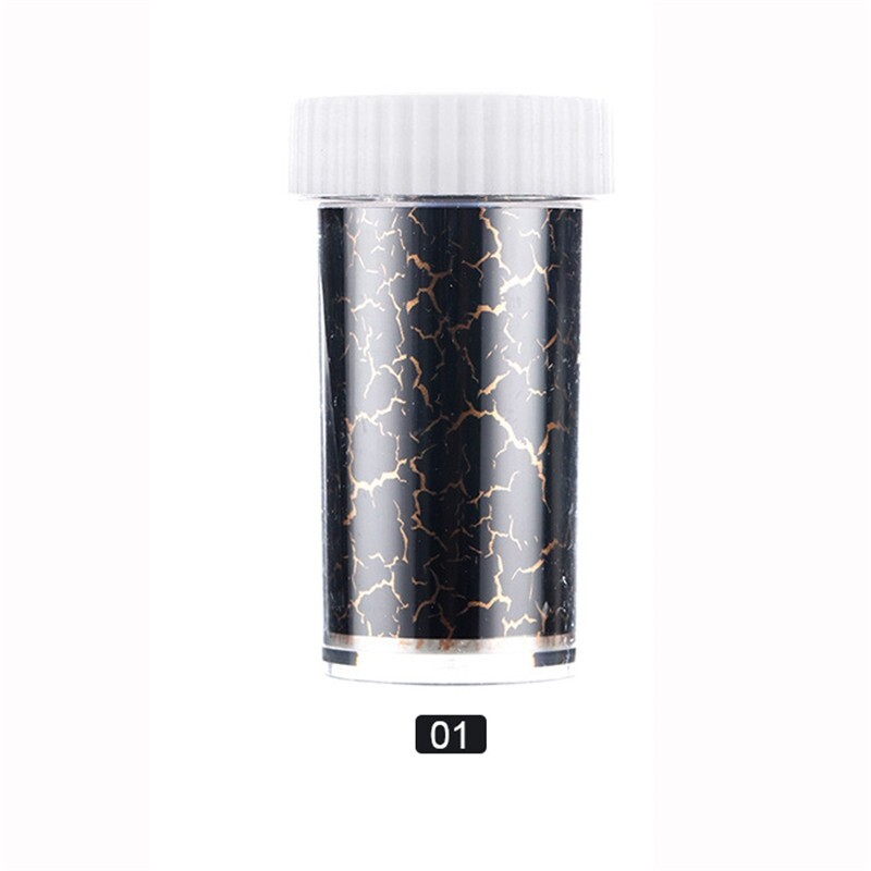 Nail Sticker STICKER FOILS GOLDENS DESERT MARBLING NAIL ART FOIL BLACK WHITE