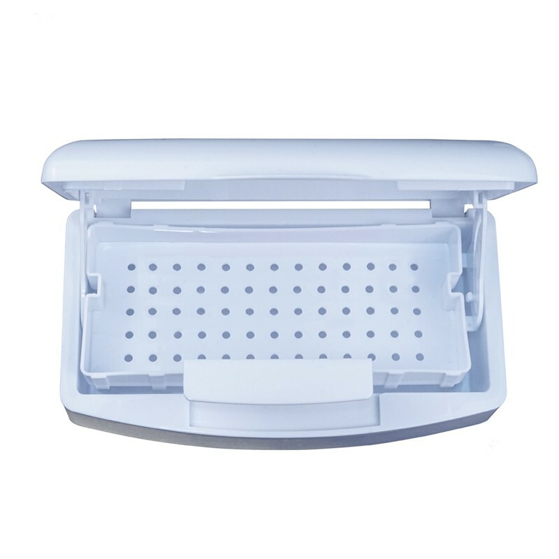 MISS ANA STERILIZING TRAY WHITE BOX CLEAN HAIR SALON, SPA NAIL MANICURE ART TOOL