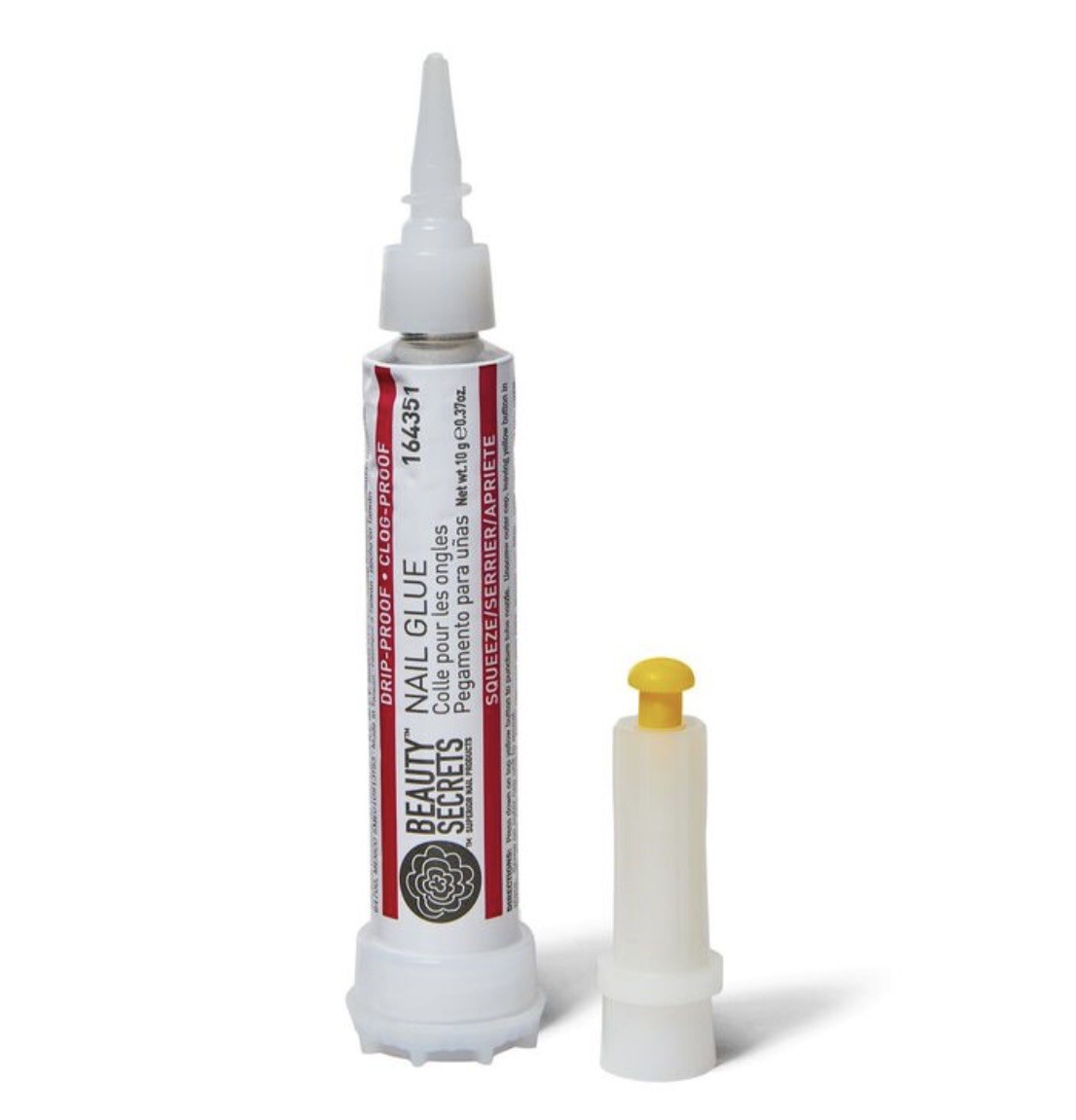 Beauty Secrets Drip and Clog Proof Nail Glue 0.3 Oz 1 NEW