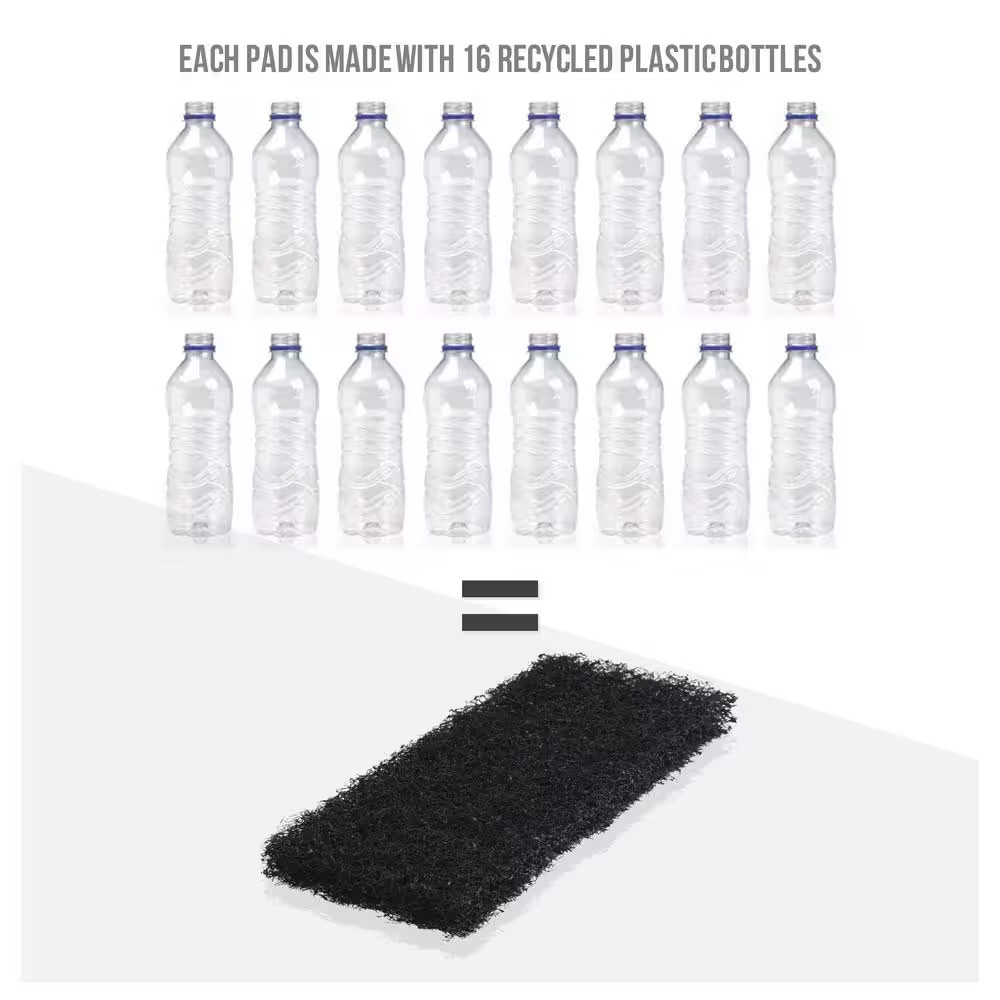 4.5 In. X 10 In. X 1 In. Black Extra Heavy-Duty Water Based Latex Resins Maximum