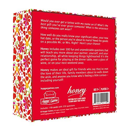 Hygge Games Honey – Everything 5.7 inches x x 1.8 inches, Red