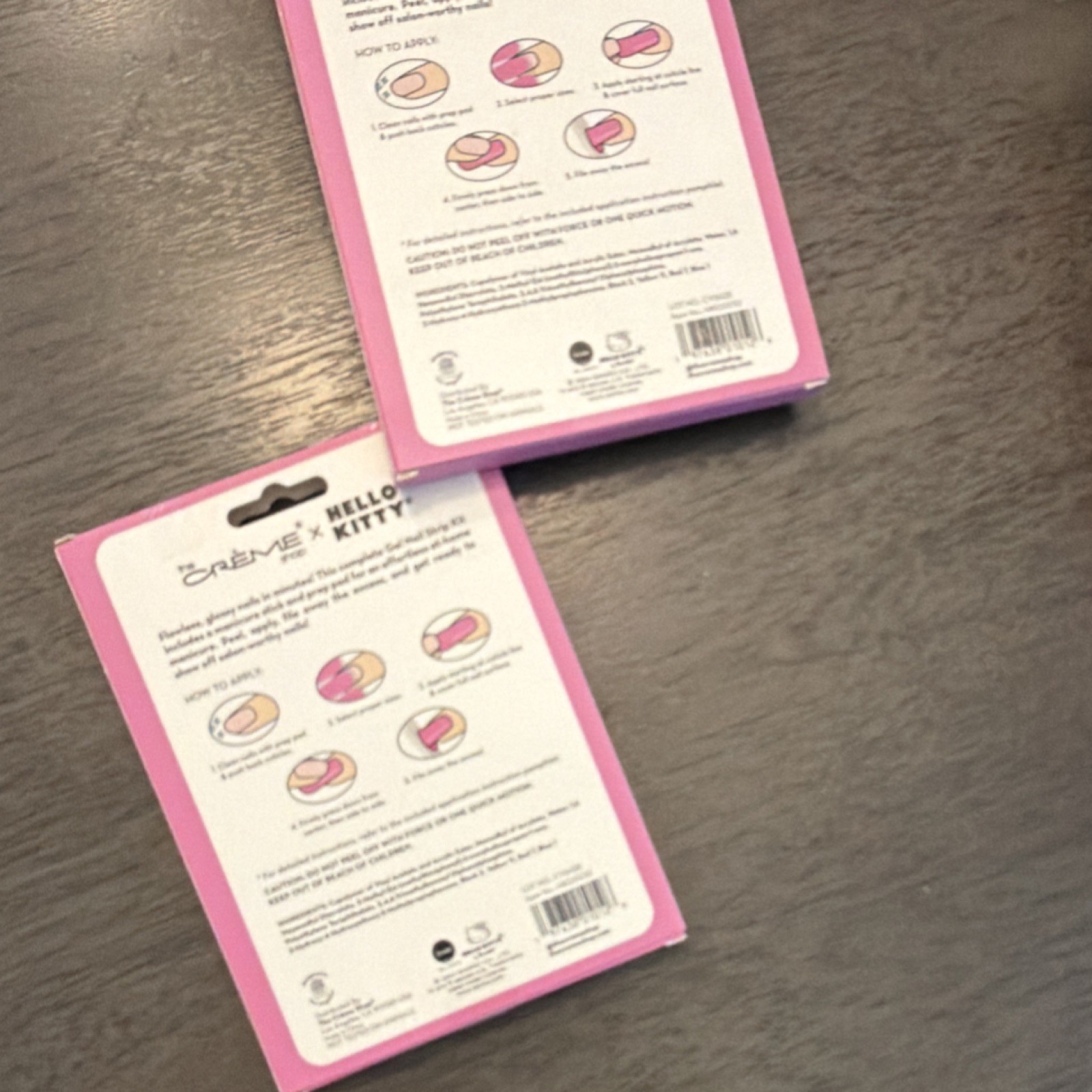 The Crème Shop x Hello Kitty Starlight Cutie Glitter Nail Strips Kit 2 Pack