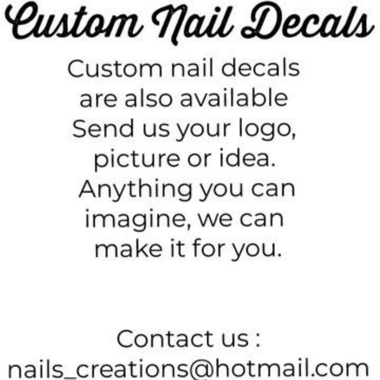 Full Nail Wraps Tye Dye Waterslide Decals Set of 10