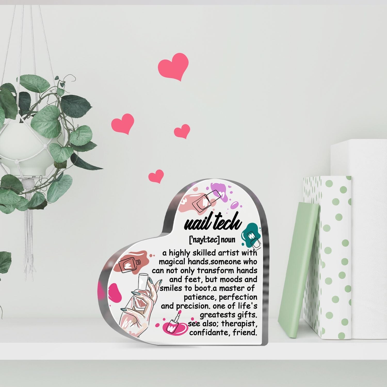 Nail Tech Gifts for Women, Thank You Gifts for Nail Tech, Manicurist Birthday…
