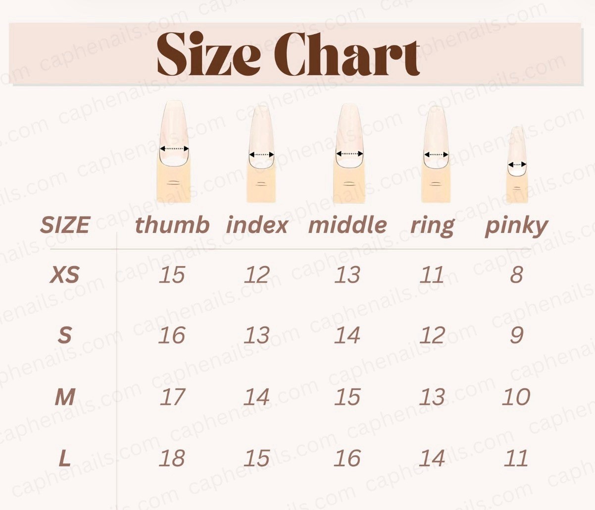 1. Medium Sized Medium Length Coffin Press On Nails | Salon Quality Nails |