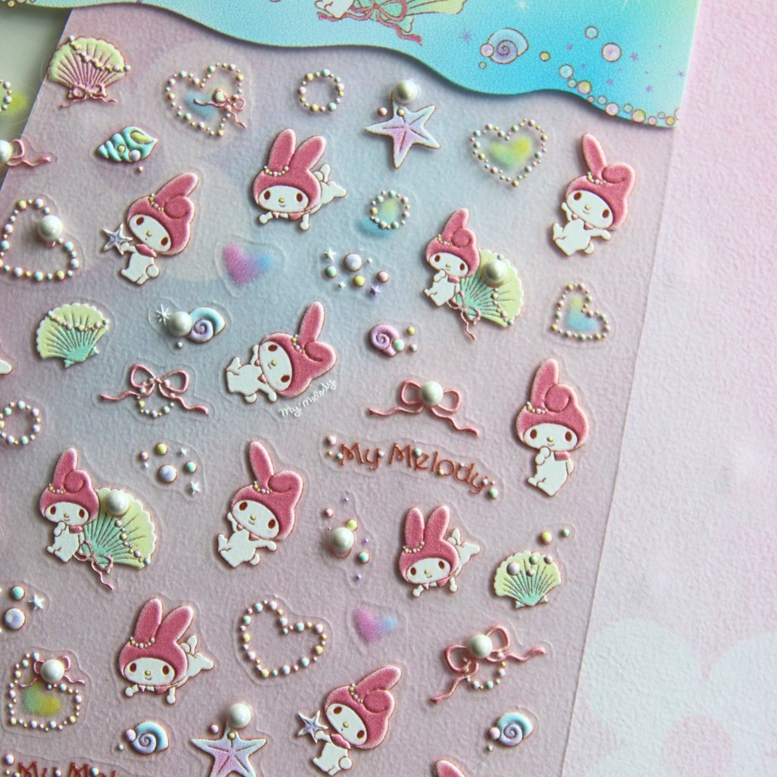 3D Cute Nail Stickers Sanrio Charaters Nail Stickers Nail Supplies for DIY Nail