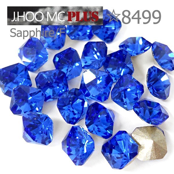 J.HOO Crystal 8499 Kaleidoscope Square V-Cut Fancy 6mm Nail Art (10pcs)