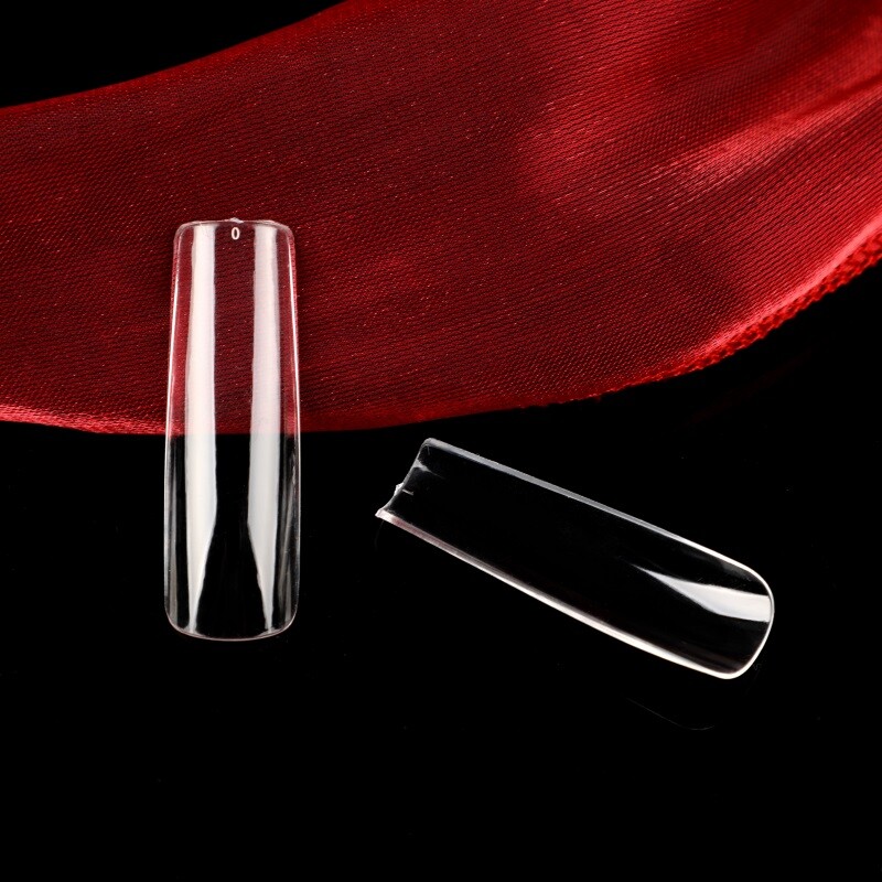 XL XXL Long Square False Nails Salon Full Cover Fake Nail Art Tips Extention DIY
