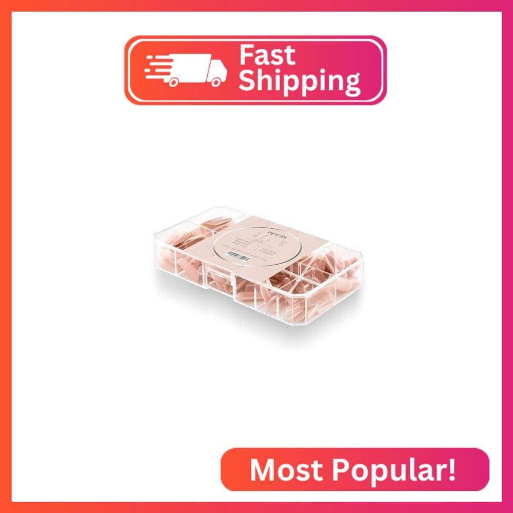 Apres Neutrals Gel-X Lila Box Of Nail Tips, 11 Sizes 00-9, Soft Gel Nail Tip Box