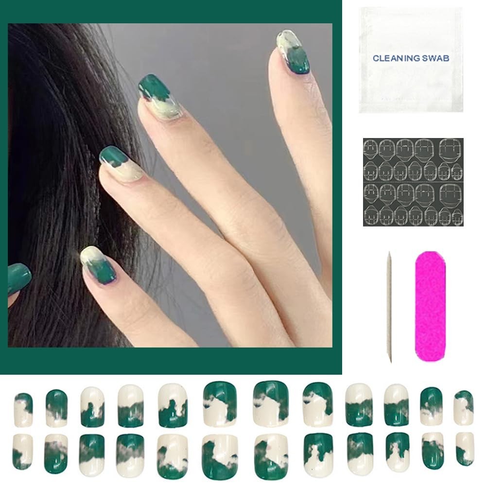 Secret Lives® acrylic re-useable press on nails designer artifical fake nails 24