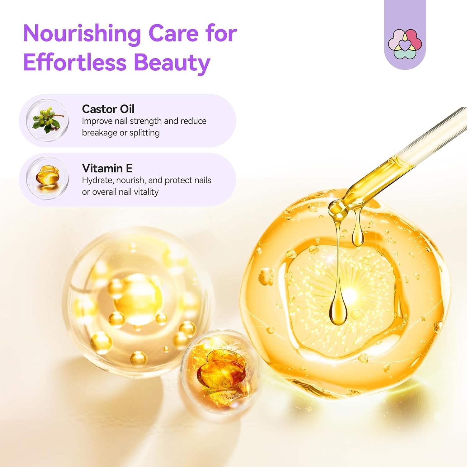Press On Nail Kit, 60ml Solid Nail Glue Gel with Nail Glue Remover, UV Nail L…