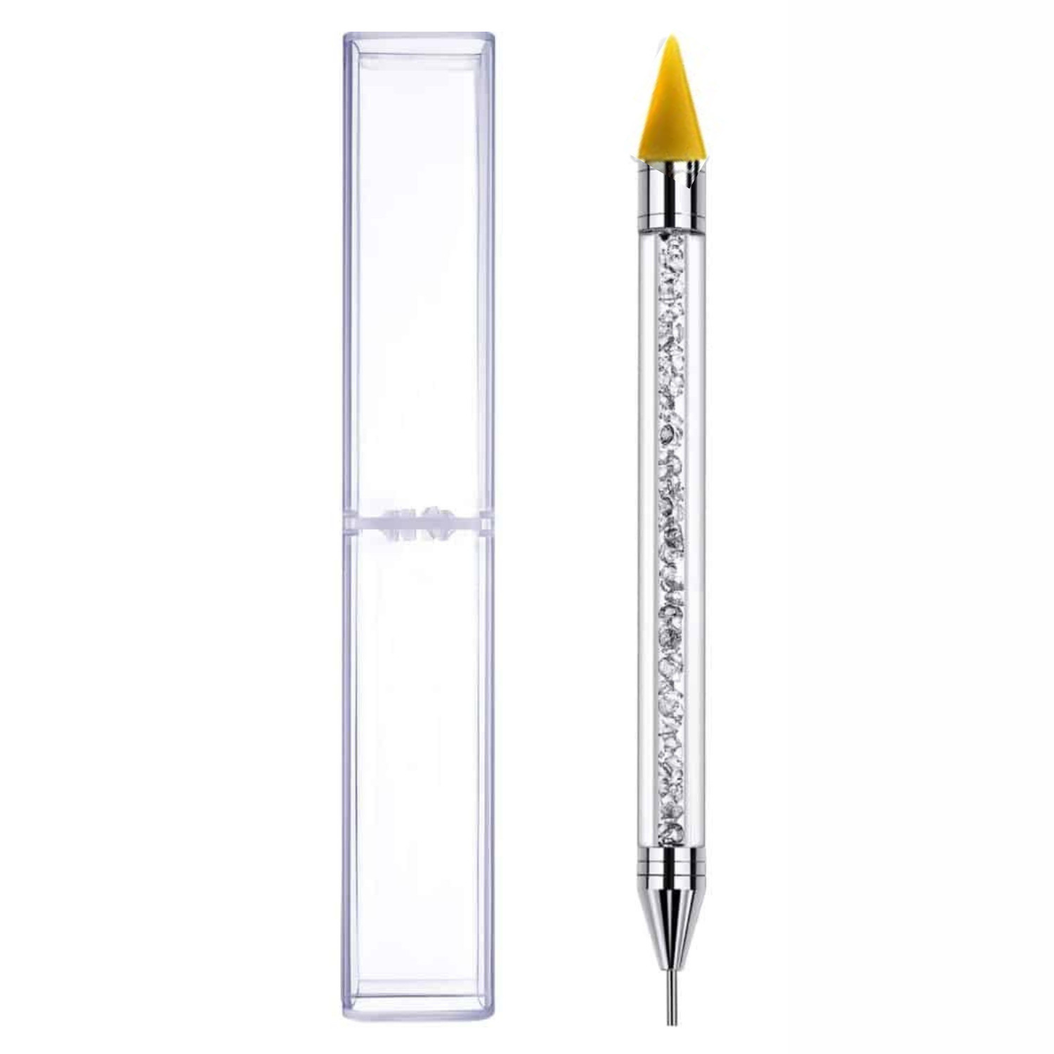 Nail Art Dual Ended Crystal Rhinestone Gem Picker Wax Gem Pickup Pen Tool