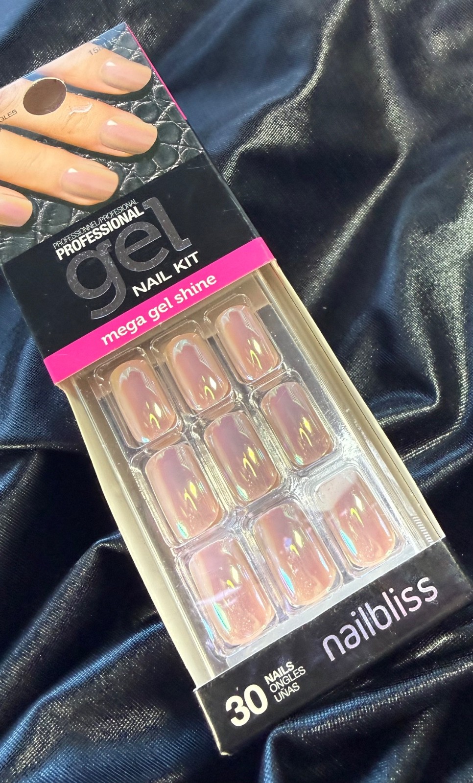 Nail Bliss Salon Gel Nails Long Artificial Press-On Nails