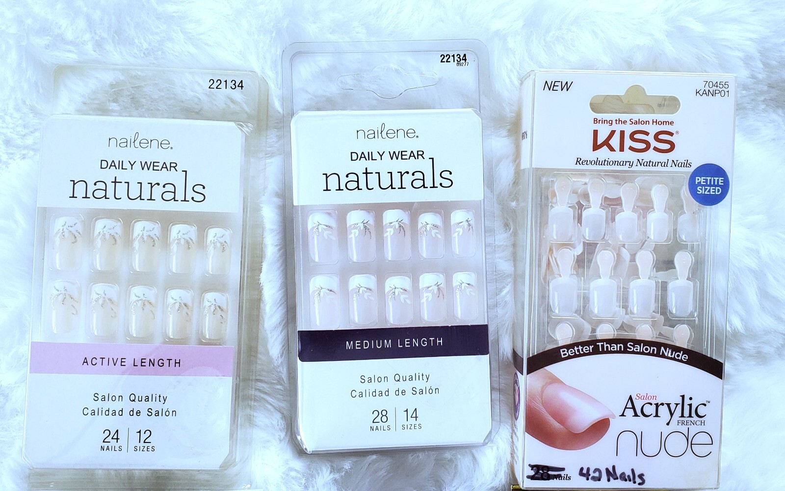 Kiss Acrylic Kit Full Cover Nails Sally Hansen Nailene Salon Perfect & More 10pc