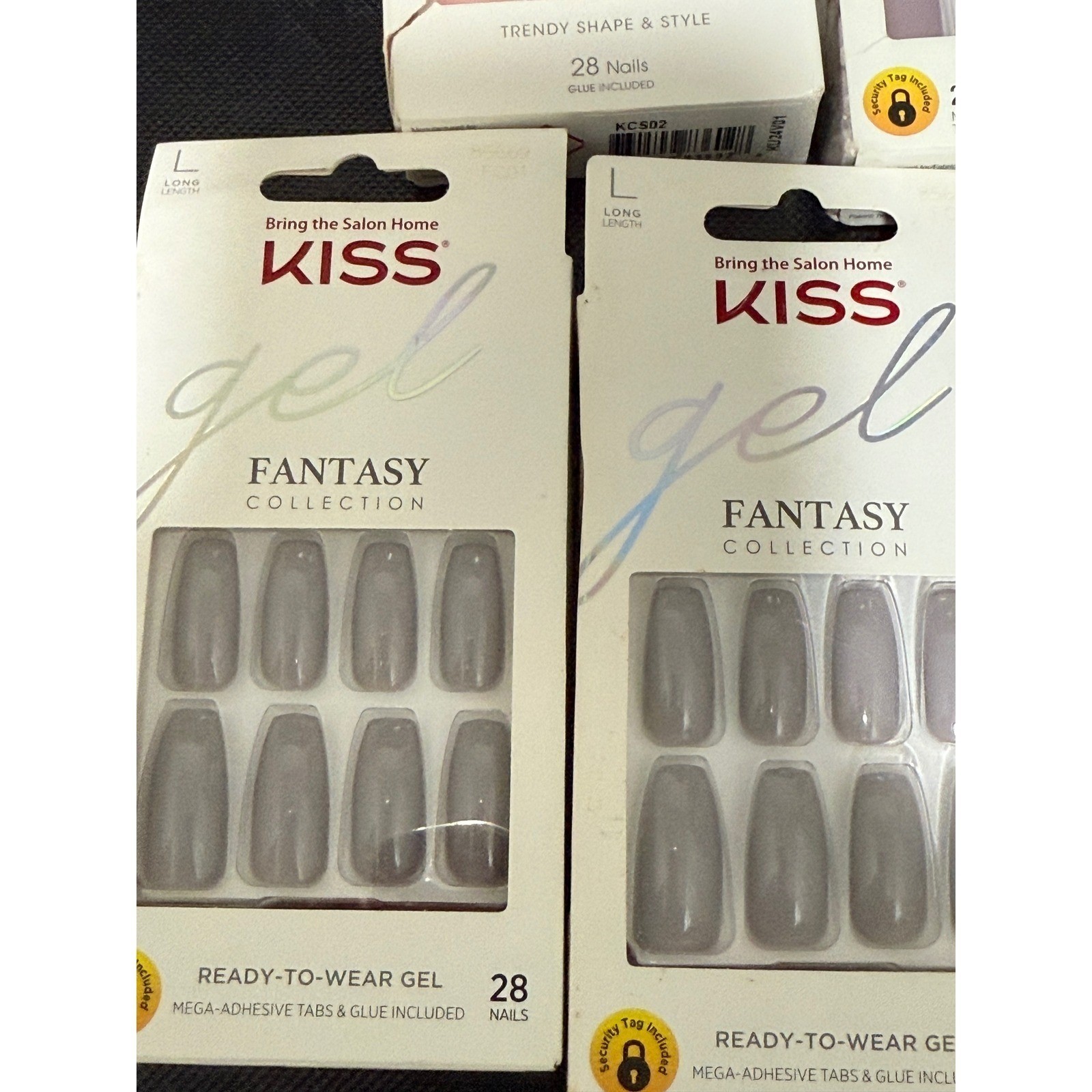 KISS Classy, Vogish, Gel Fantasy, Masterpiece Press On Nails – 5 Pack