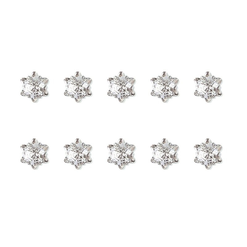 10x Irregular Shape Rhinestones Clear Crystal