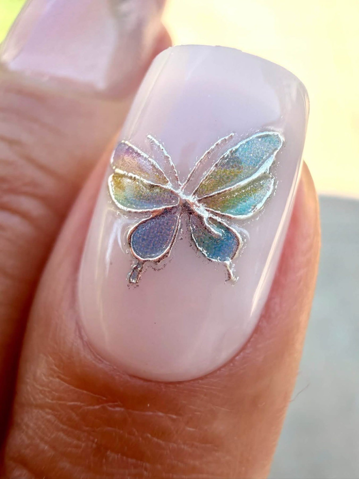 Red Aspen Reusable Nail Dashes, Pop On Short Coffinger, Fluttering Fields, Fern