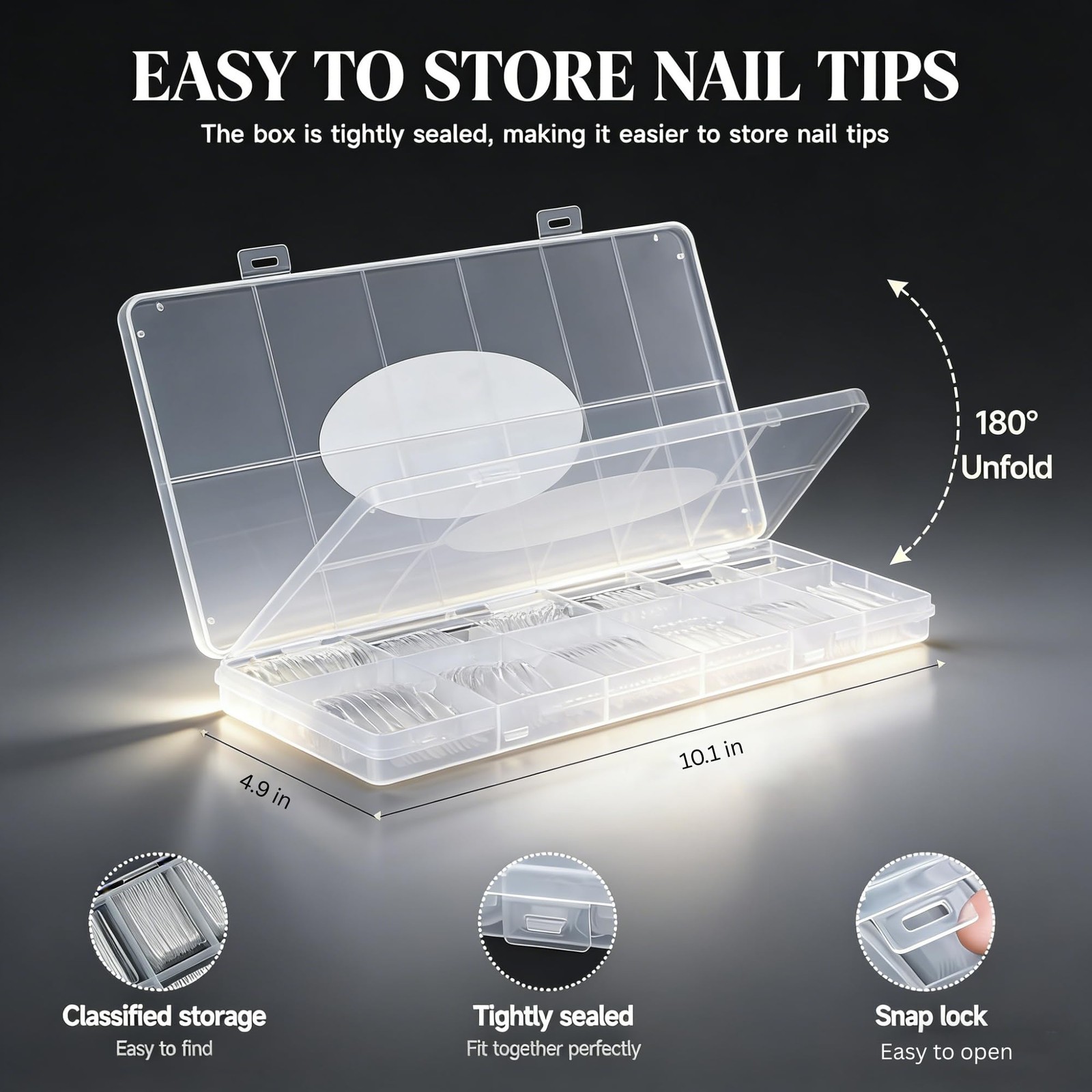 240Pcs Soft Gel Nail Tips Long Square Clear Full Cover Fake Nail Tips XXL Acr…